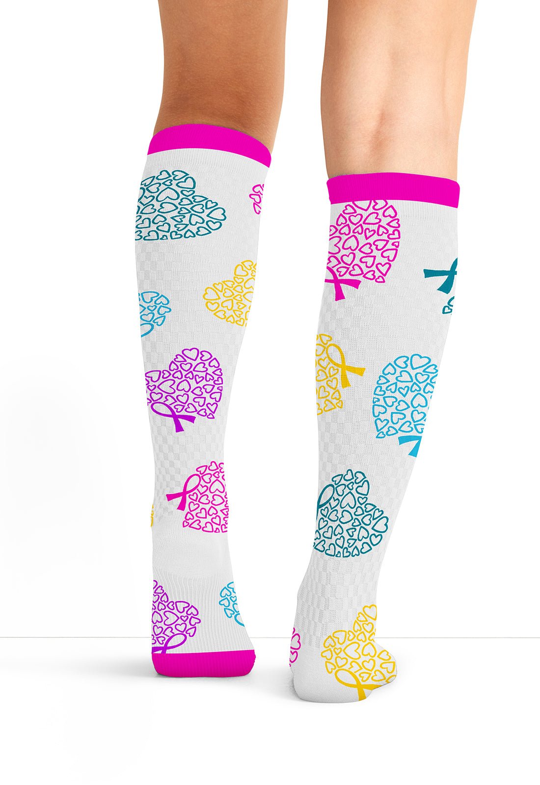 Love To Care Compression SocksCherokee LegwearPRINTSUPPORT-LVTCR-REG