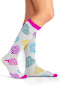 Love To Care Compression SocksCherokee LegwearPRINTSUPPORT-LVTCR-REG