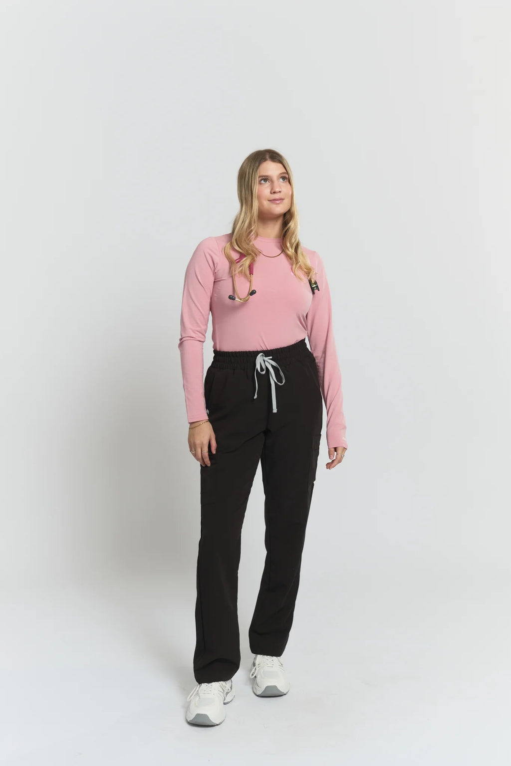 Lulu Straight Leg Scrub PantsJoiiaLULU-BLACK-XS