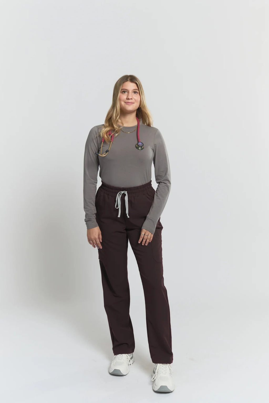 Lulu Straight Leg Scrub PantsJoiiaLULU-ESPRESSO-XS
