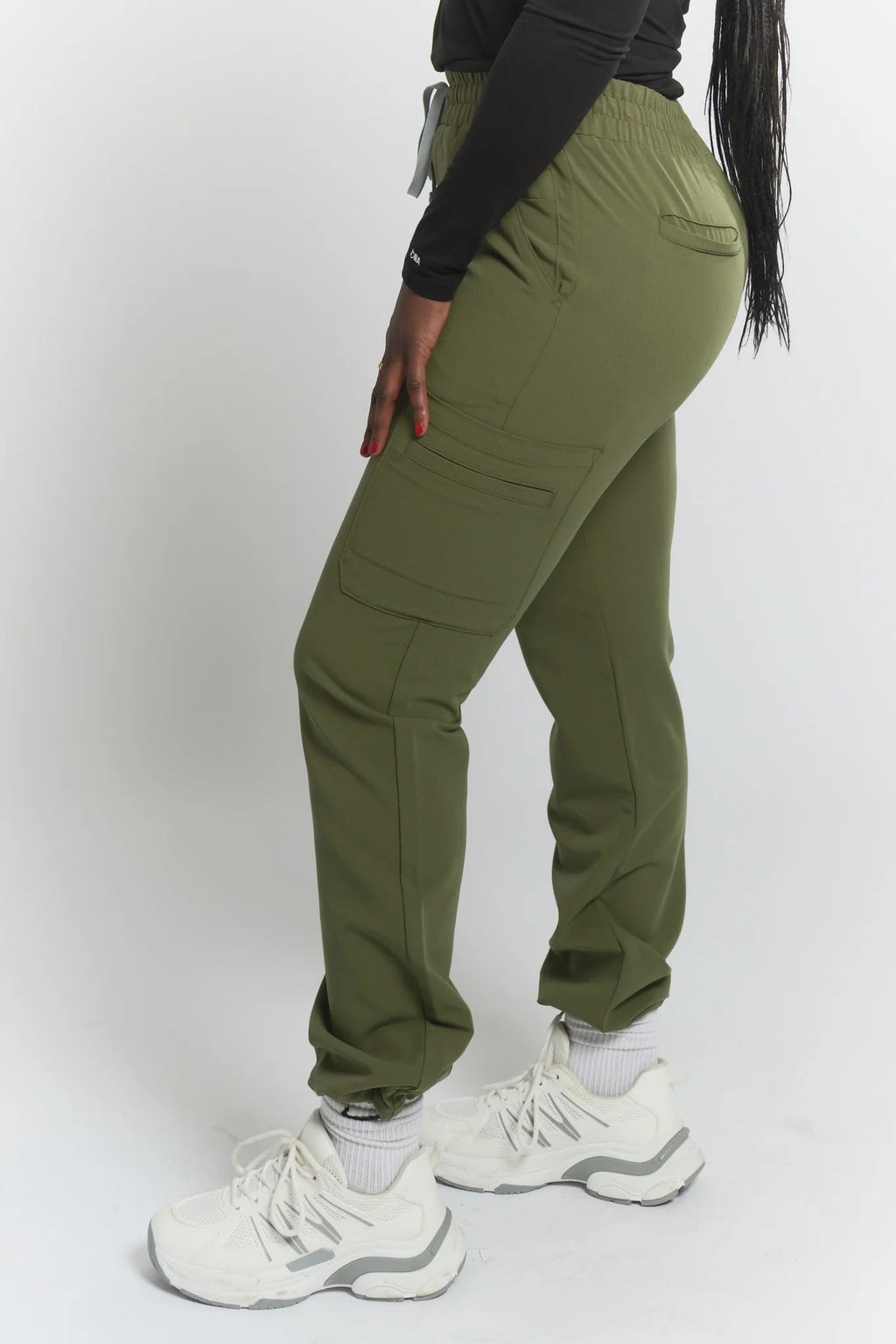 Lulu Straight Leg Scrub PantsJoiiaLULU-MOSSYGREEN-XS