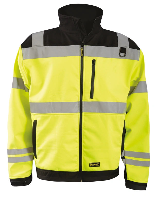 High Visibility Soft Shell Jacket High Vis Jacket OccuNomix S