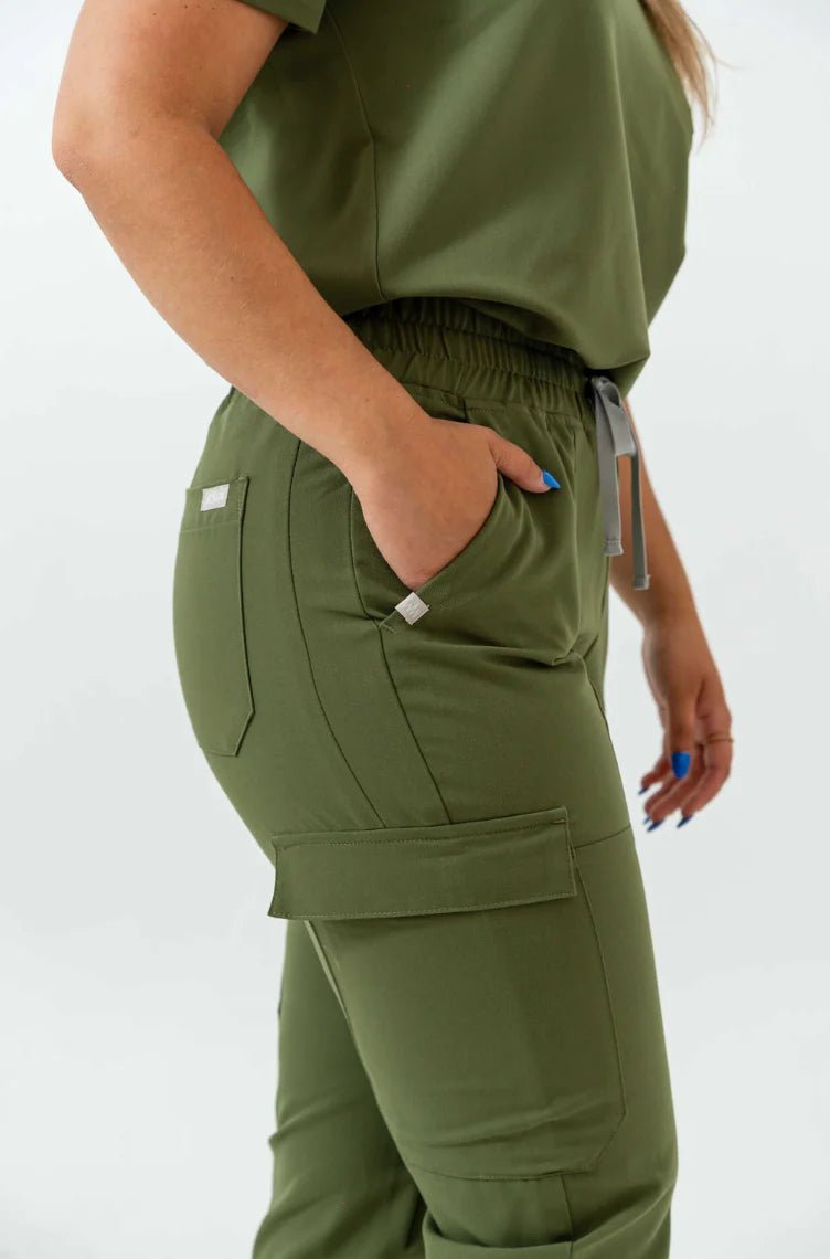 Lydia Jogger Scrub PantsJOIIALYDIA-MOSSYGREEN-XS
