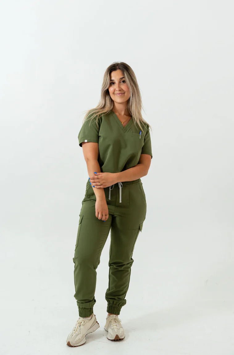 Lydia Jogger Scrub PantsJOIIALYDIA-MOSSYGREEN-XS