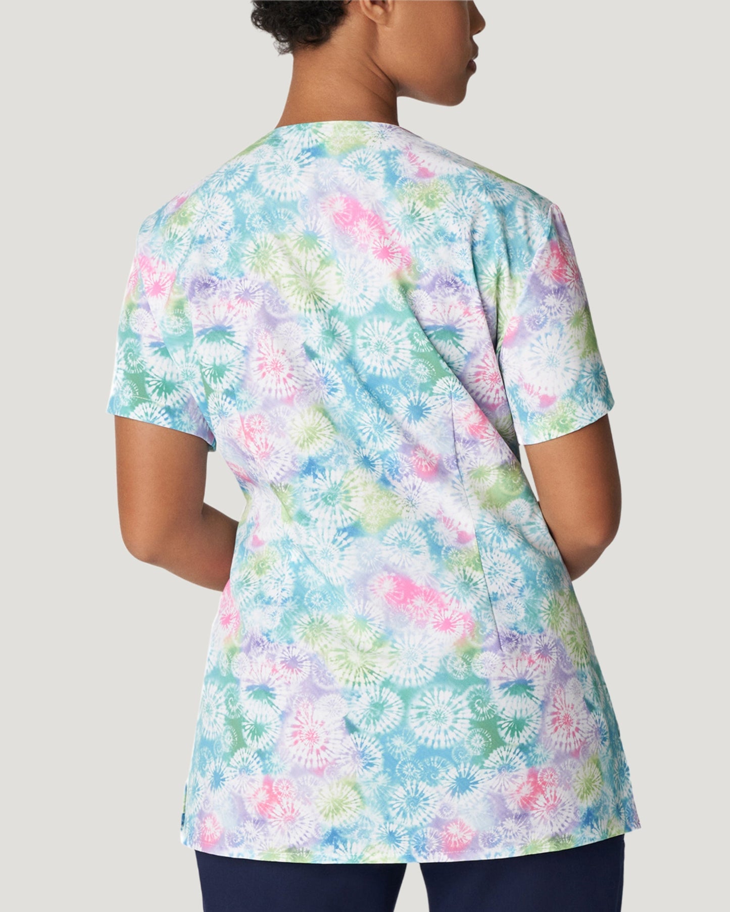 White Cross | Printed Scrub Top Women's Print Top White Cross   