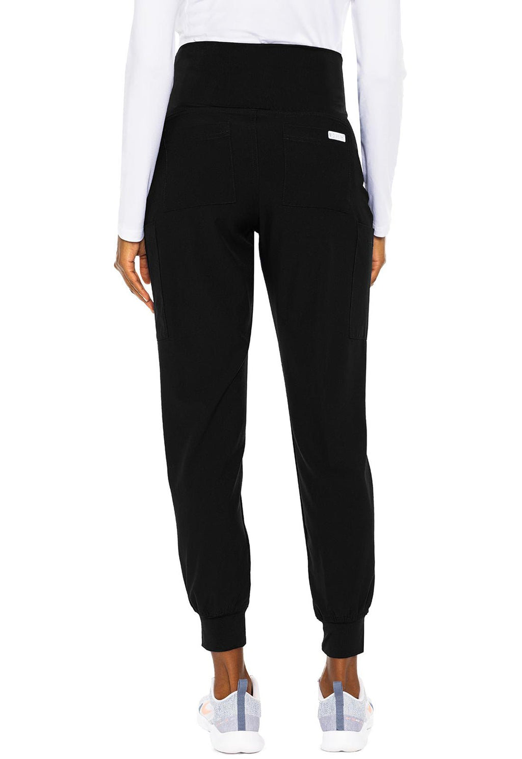Med Couture Maternity Scrub JoggerMEDCOUTUREMC029-BLK-XS