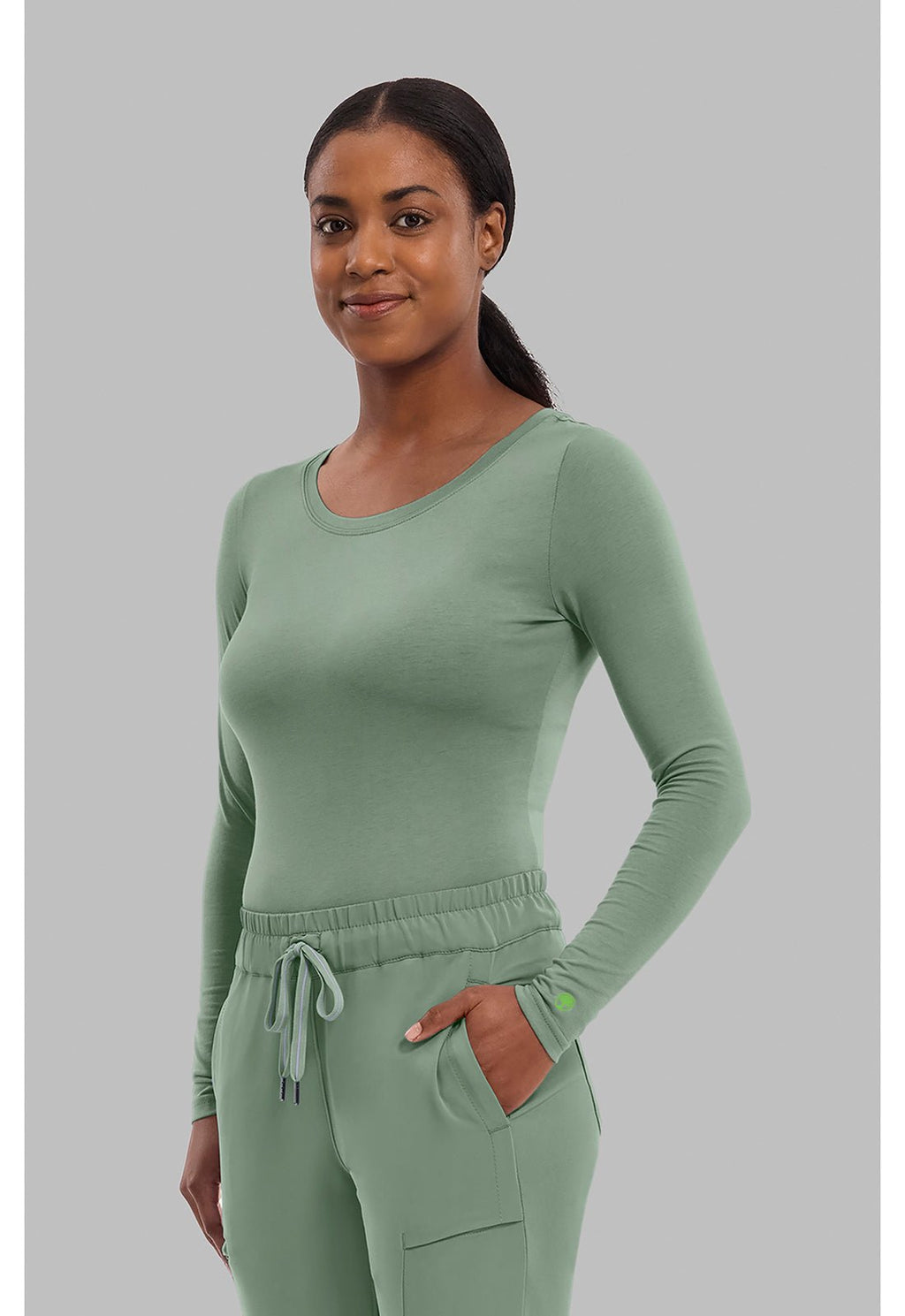 Melissa Underscrub - Longsleeve TeeHealing Hands5047-ACADIA-XXS