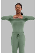 Melissa Underscrub - Longsleeve TeeHealing Hands5047-ACADIA-XXS