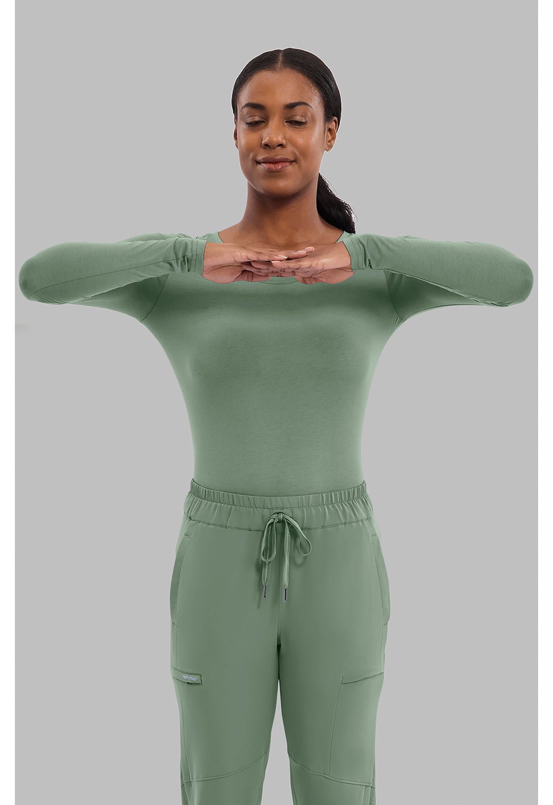 Melissa Underscrub - Longsleeve TeeHealing Hands5047-ACADIA-XXS