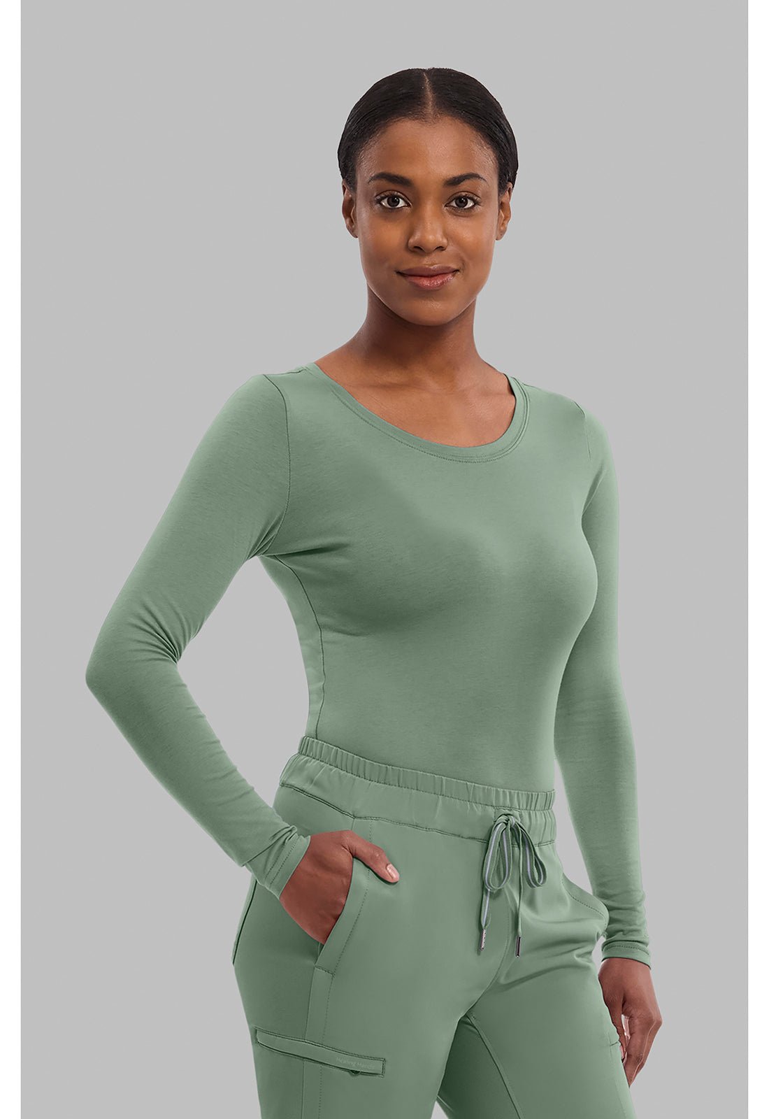 Melissa Underscrub - Longsleeve TeeHealing Hands5047-ACADIA-XXS