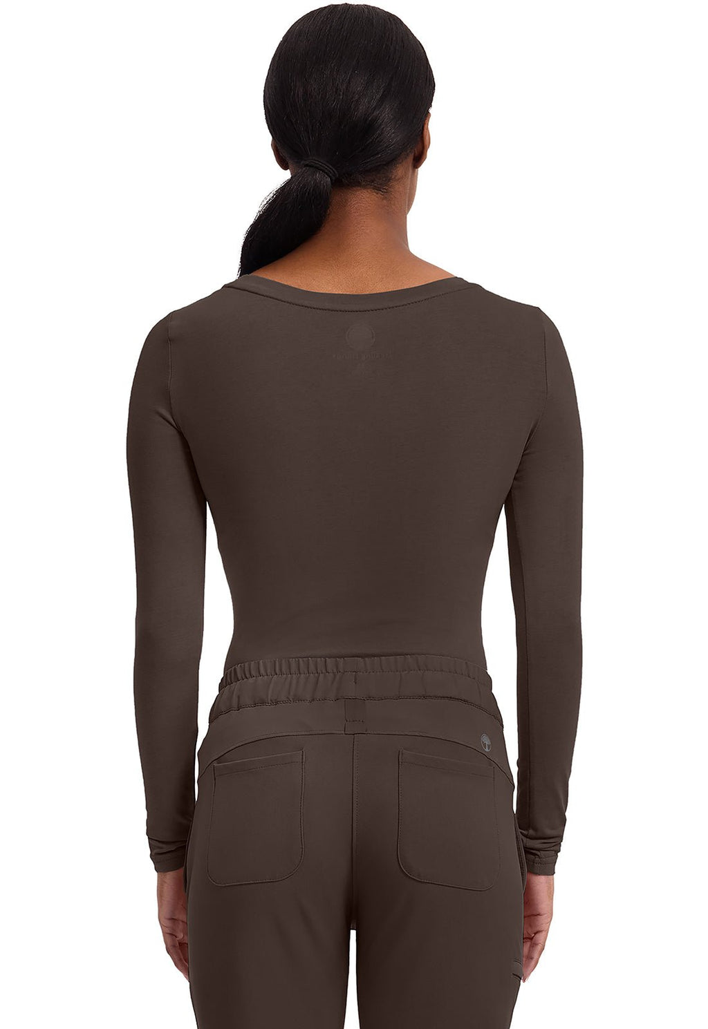 Melissa Underscrub - Longsleeve TeeHealing Hands5047-CANARY-CHOCOLATE-XXS