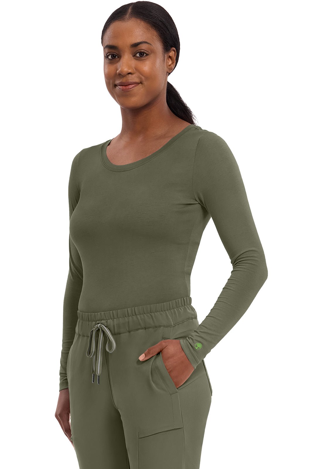 Melissa Underscrub - Longsleeve TeeHealing Hands5047-OLVN-XXS