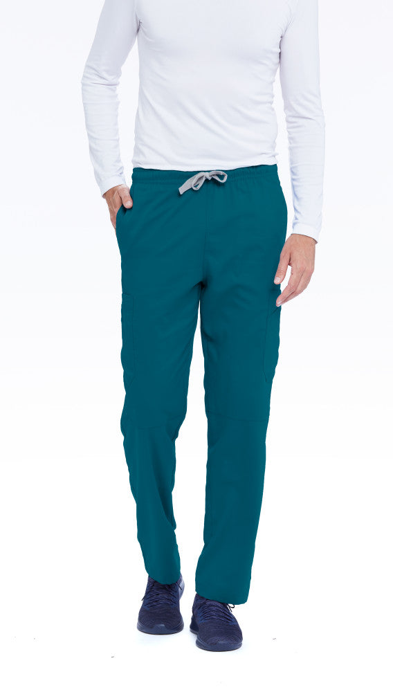 Grey's Anatomy Preston Pant - Men's 6 Pocket Scrub Pants Men's Scrub Pant Grey's Anatomy Classic Caribbean Blue XS 