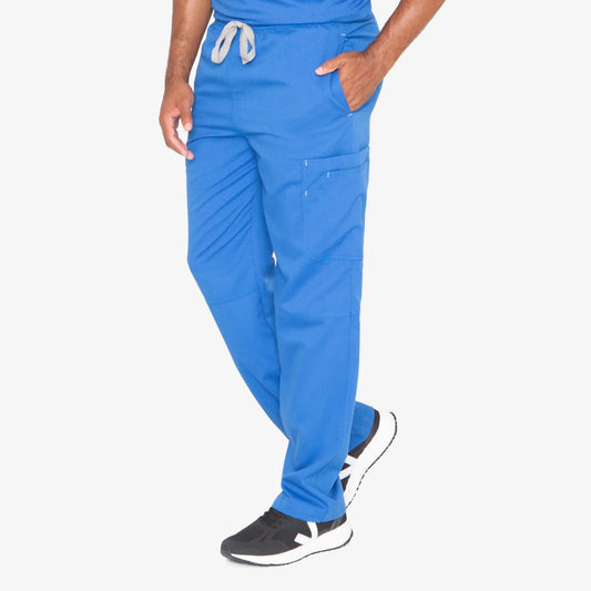 Grey's Anatomy Preston Pant - Men's 6 Pocket Scrub Pants Men's Scrub Pant Grey's Anatomy Classic Royal Blue XS 