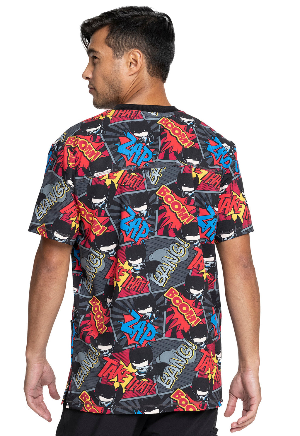 Men's Scrub Top in Zap Men's Printed Top Cherokee Licensed   