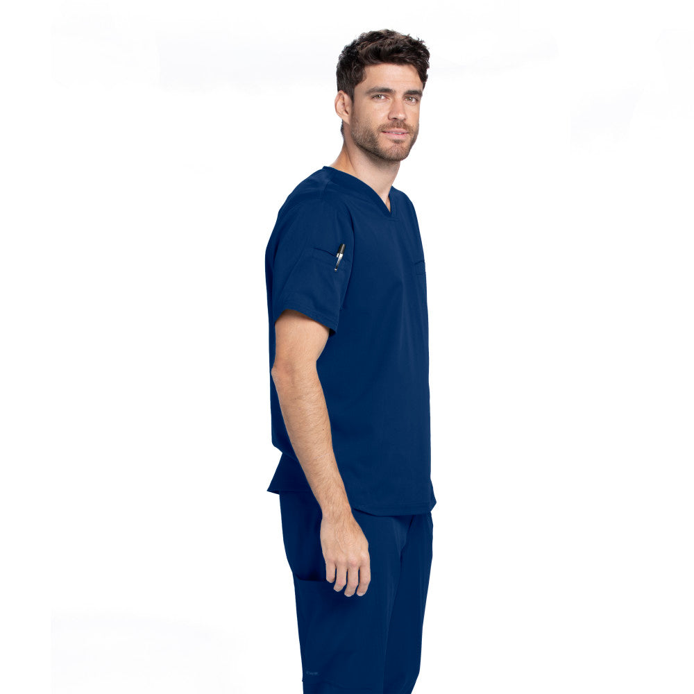 Wesley Men's Scrub Top Men's Scrub Top Grey's Anatomy Indigo XS