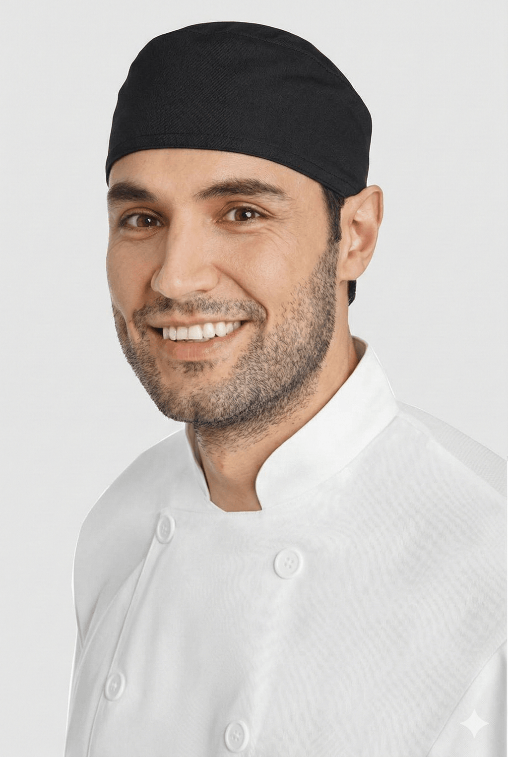 Men’s Mesh Chef HatMobbCF602-BLACK-SM