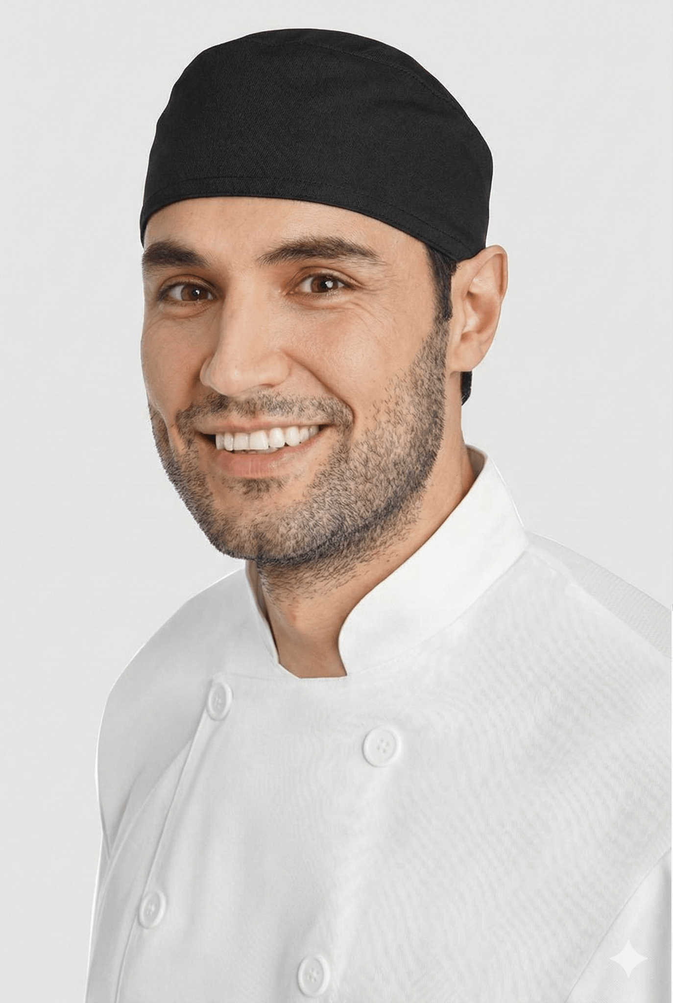 Men’s Mesh Chef HatMobbCF602-BLACK-SM