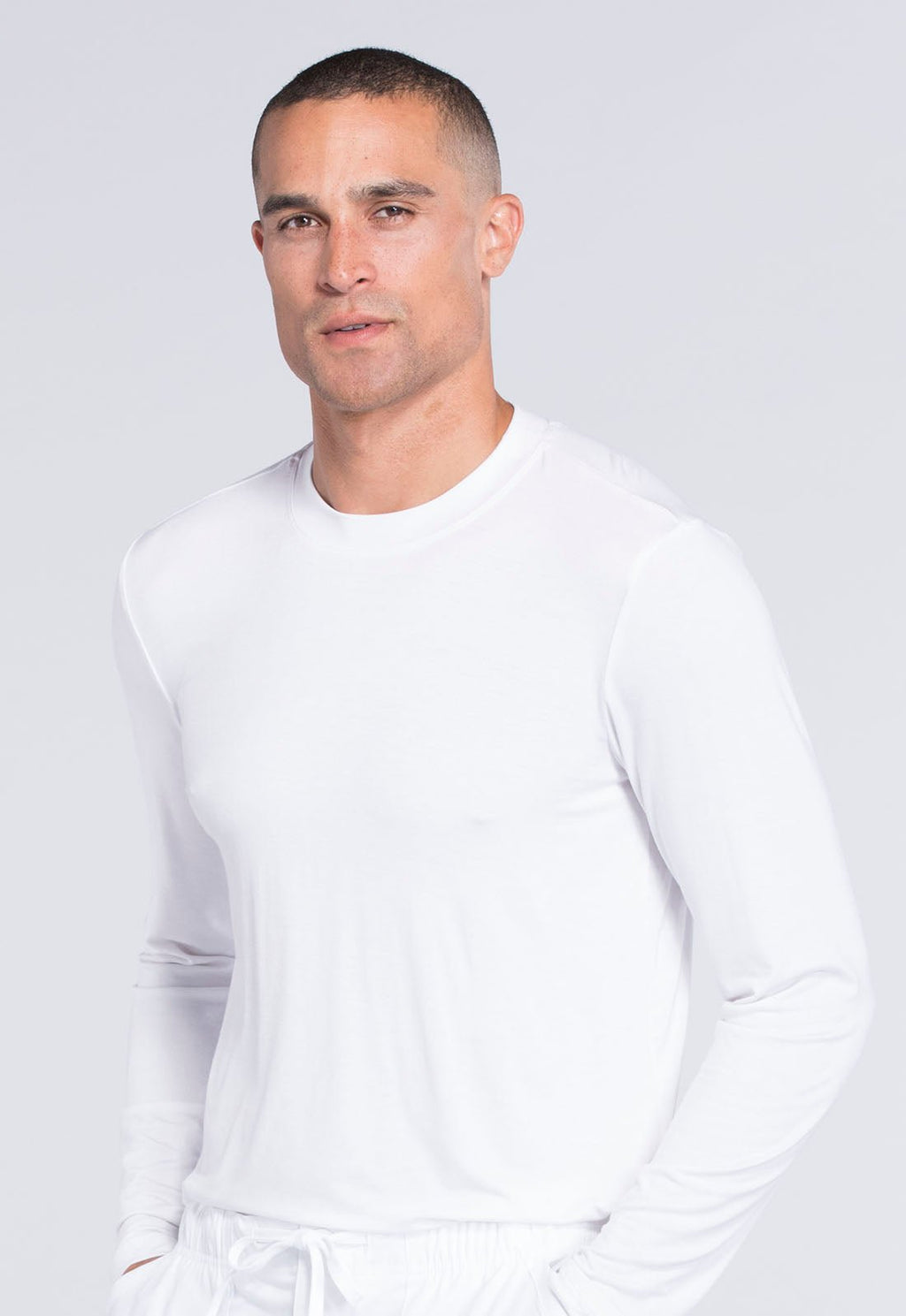 Men's Underscrub Knit TopCherokee WorkwearWW700-WHT-1