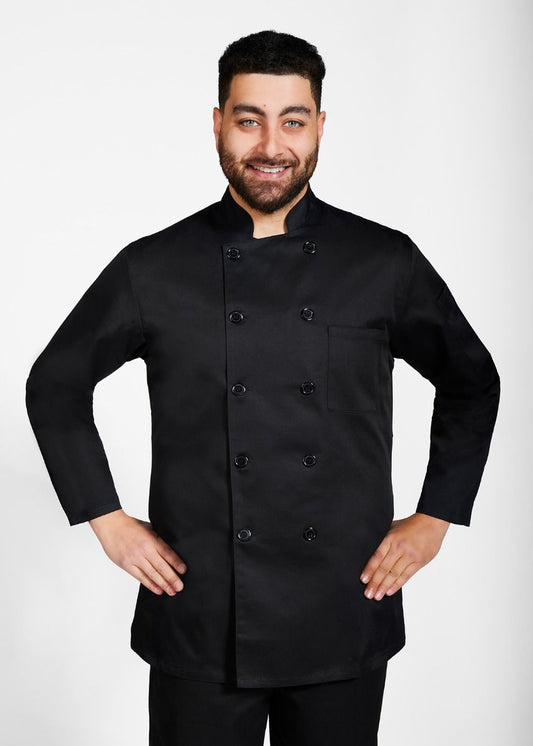 MOBB - Long Sleeve Chef Coat Unisex Chef Coat Mobb Black XS 