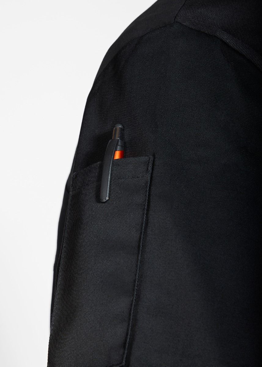 Unisex Classic Chef Coat – Long Sleeve, Mesh Back Unisex Chef Coat Mobb