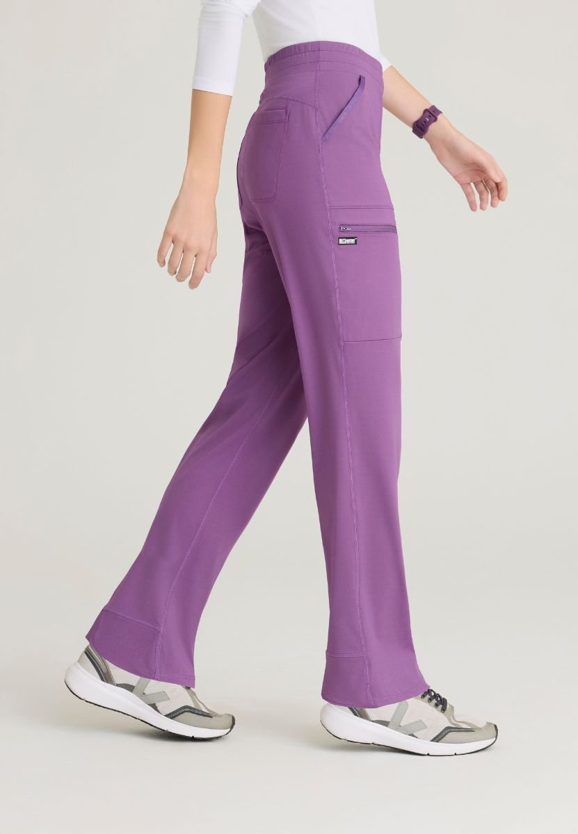 Momentum Straight Leg Knit Scrub PantGrey's Anatomy Knit StretchGRSP685-VIOLET-XXS