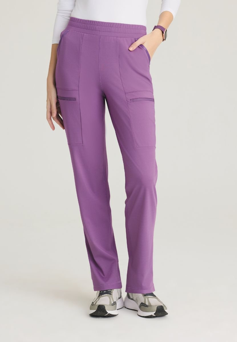 Momentum Straight Leg Knit Scrub PantGrey's Anatomy Knit StretchGRSP685-VIOLET-XXS