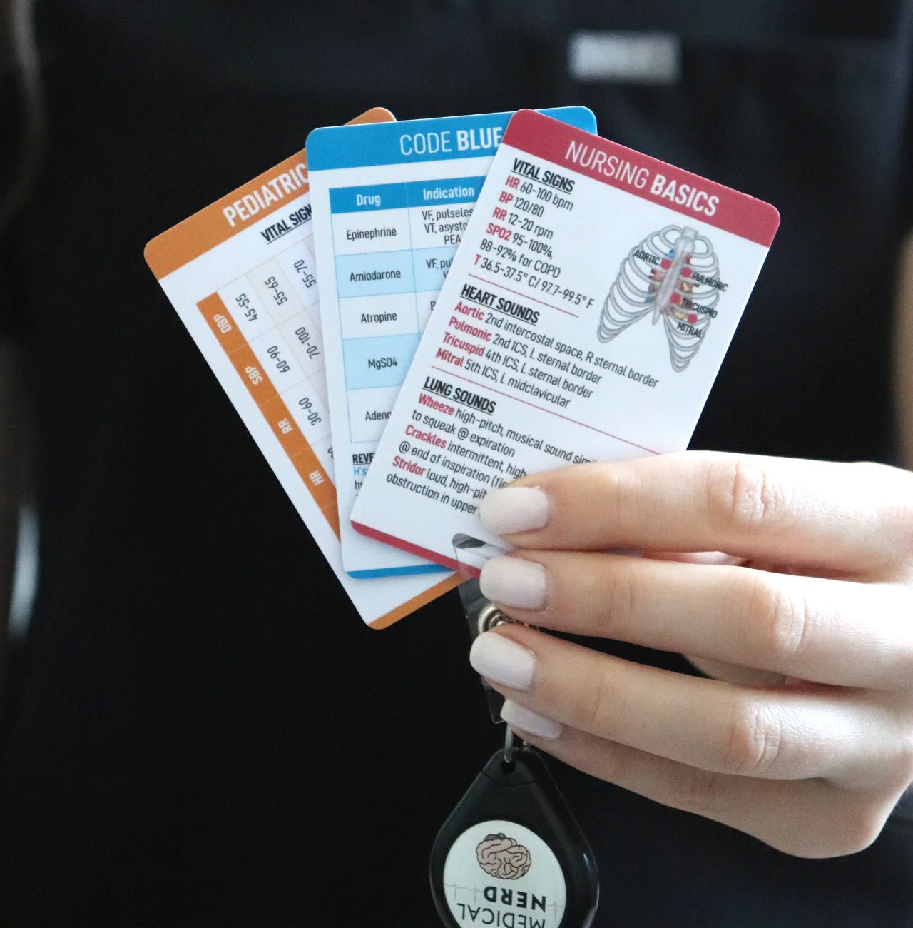 Nursing Reference Card Bundle – 15 Badge Cards for Nursing Students & NursesNurseIQNursingCard
