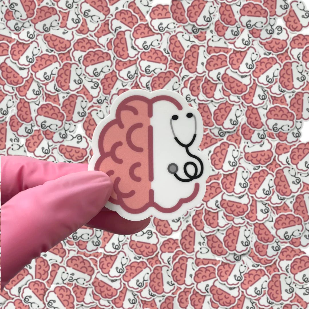 NurseIQ Brain Sticker