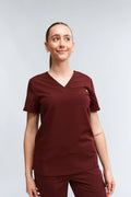 Olivia Tuck - In Scrub TopJOIIAOLIVIA-BURGUNDY-XS