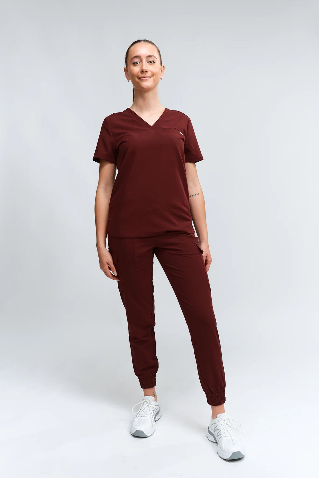 Olivia Tuck - In Scrub TopJOIIAOLIVIA-BURGUNDY-XS