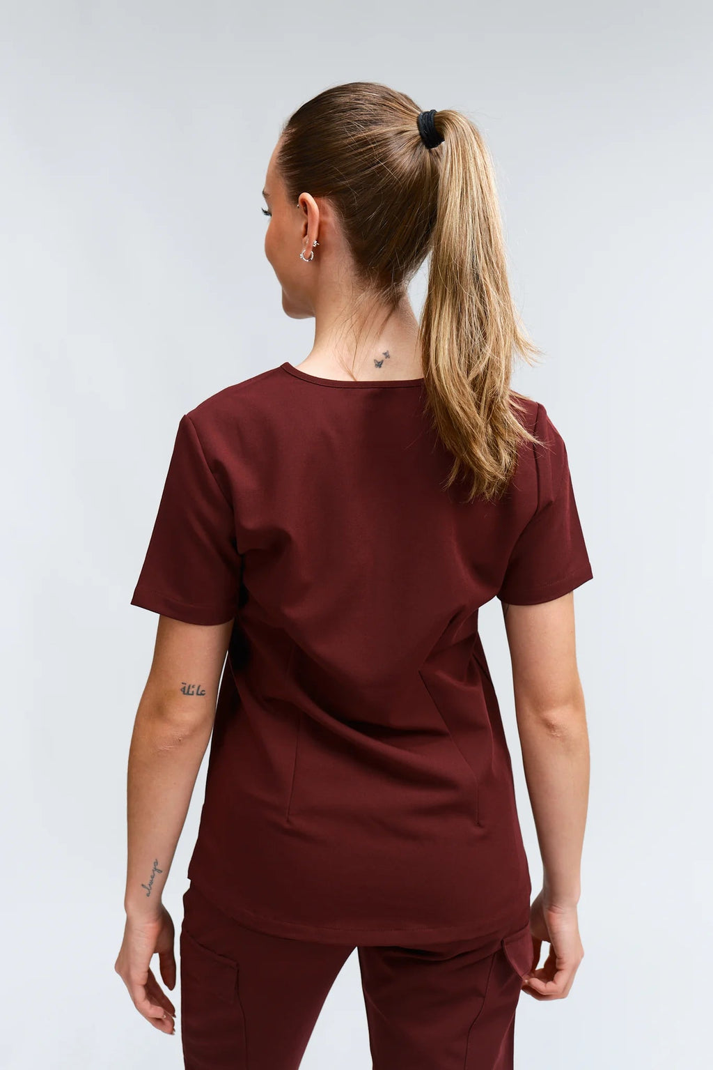 Olivia Tuck - In Scrub TopJOIIAOLIVIA-BURGUNDY-XS