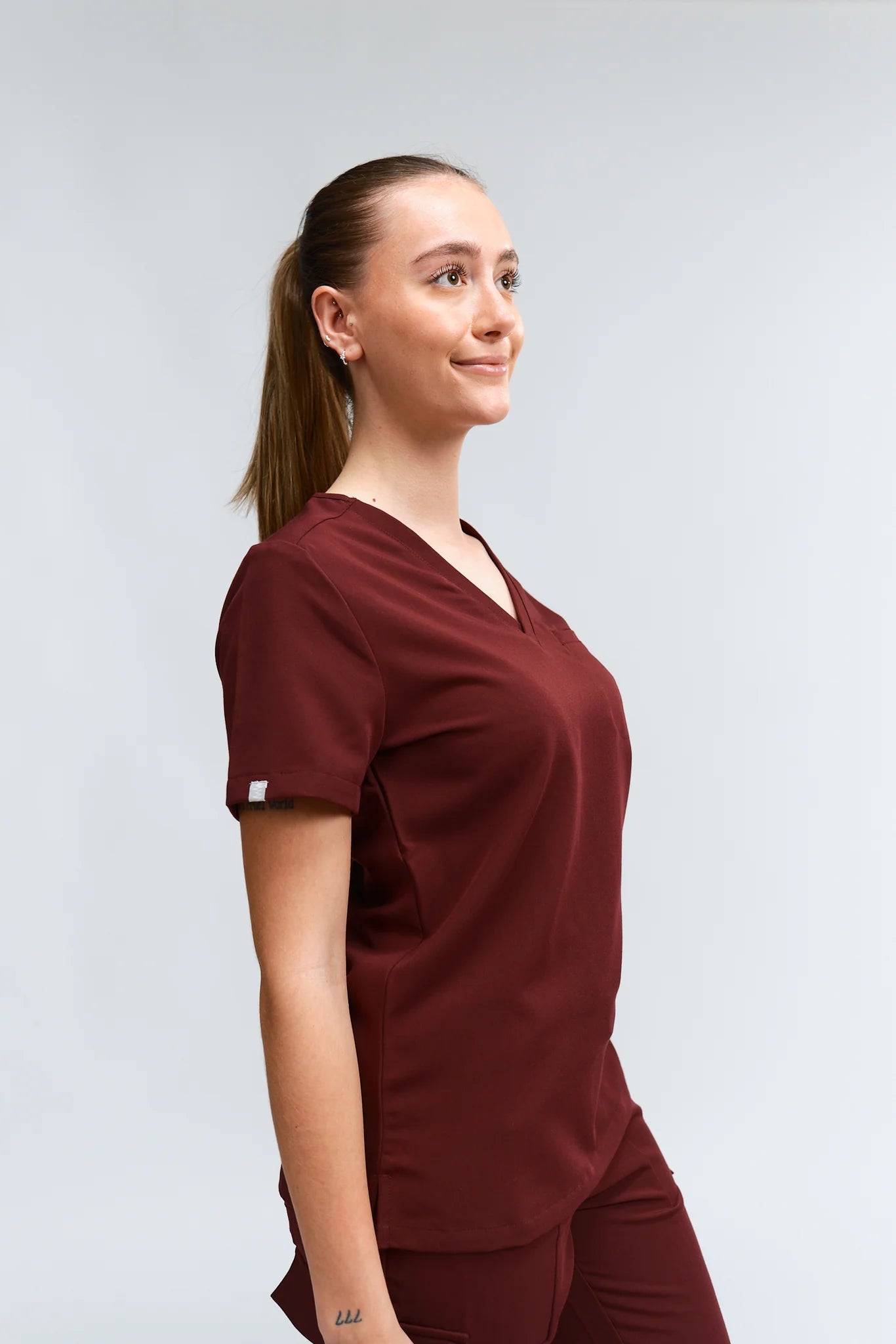 Olivia Tuck - In Scrub TopJOIIAOLIVIA-BURGUNDY-XS