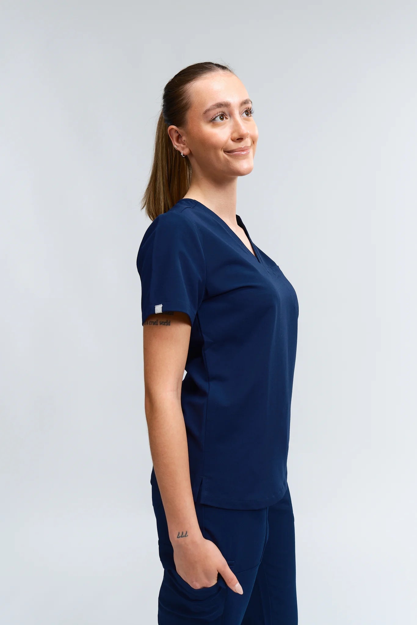 Olivia Tuck - In Scrub TopJOIIAOLIVIA-NAVY-XS
