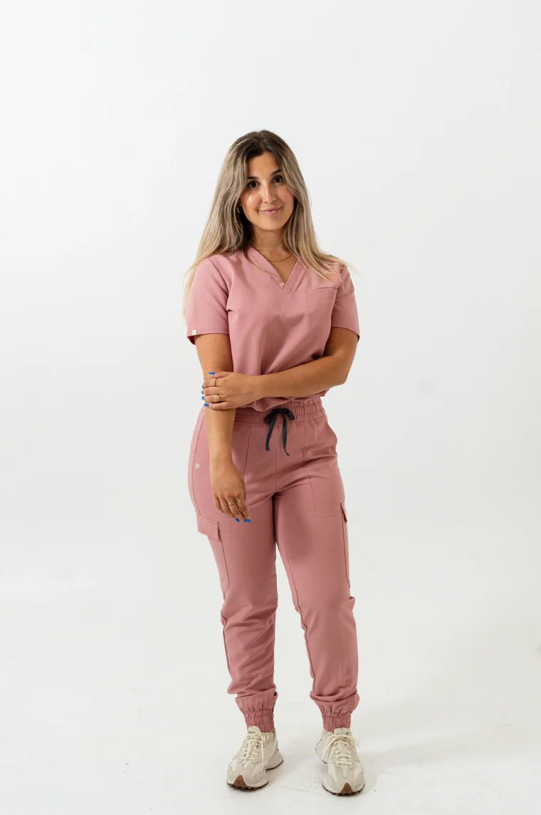 Olivia Tuck - In Scrub TopJOIIAOLIVIA-ROSEWOOD-XS