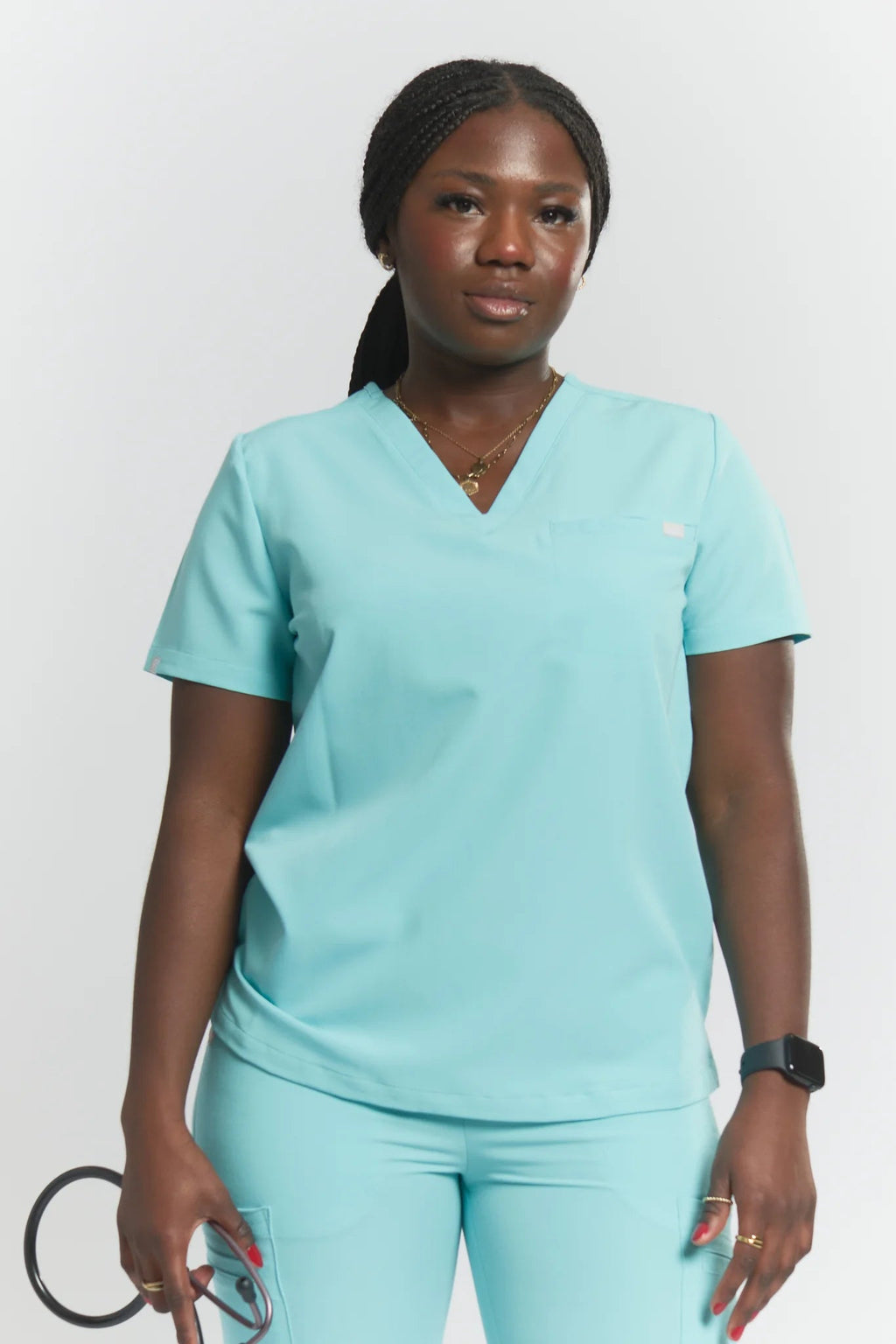 Olivia Tuck - In Scrub TopJOIIAOLIVIA-SKYBLUE-XS