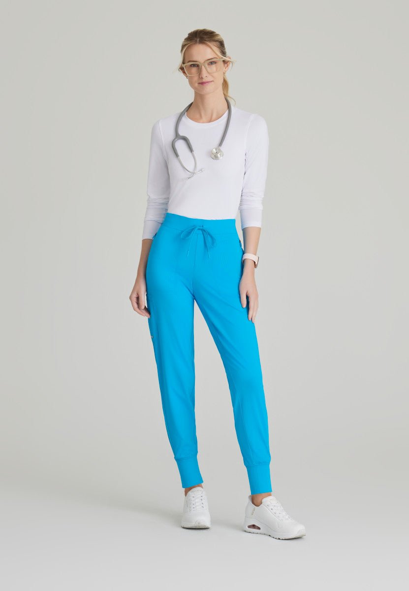 Pace High - Rise Scrub JoggerSkechers Slip - ins by BarcoSKP669-AZURE-XXS