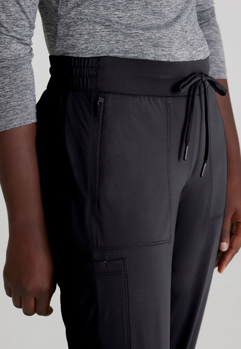 Pace High - Rise Scrub JoggerSkechers Slip - ins by BarcoSKP669-BLACK-XXS