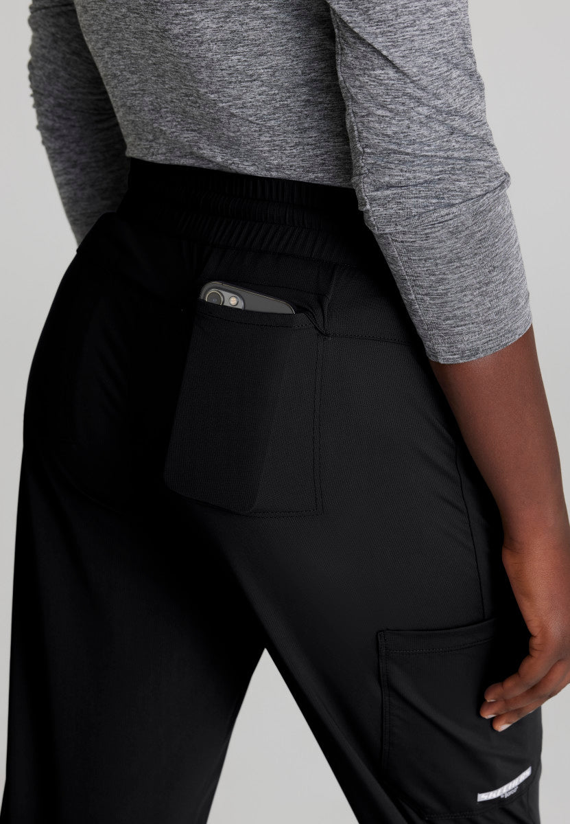 Pace High - Rise Scrub JoggerSkechers Slip - ins by BarcoSKP669-BLACK-XXS