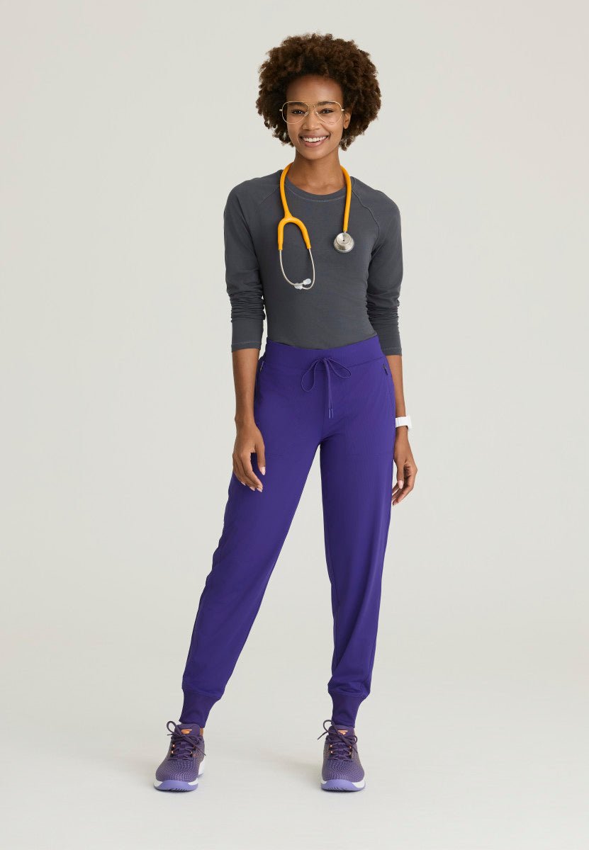 Pace High - Rise Scrub JoggerSkechers Slip - ins by BarcoSKP669-BRILLIANCE-XXS