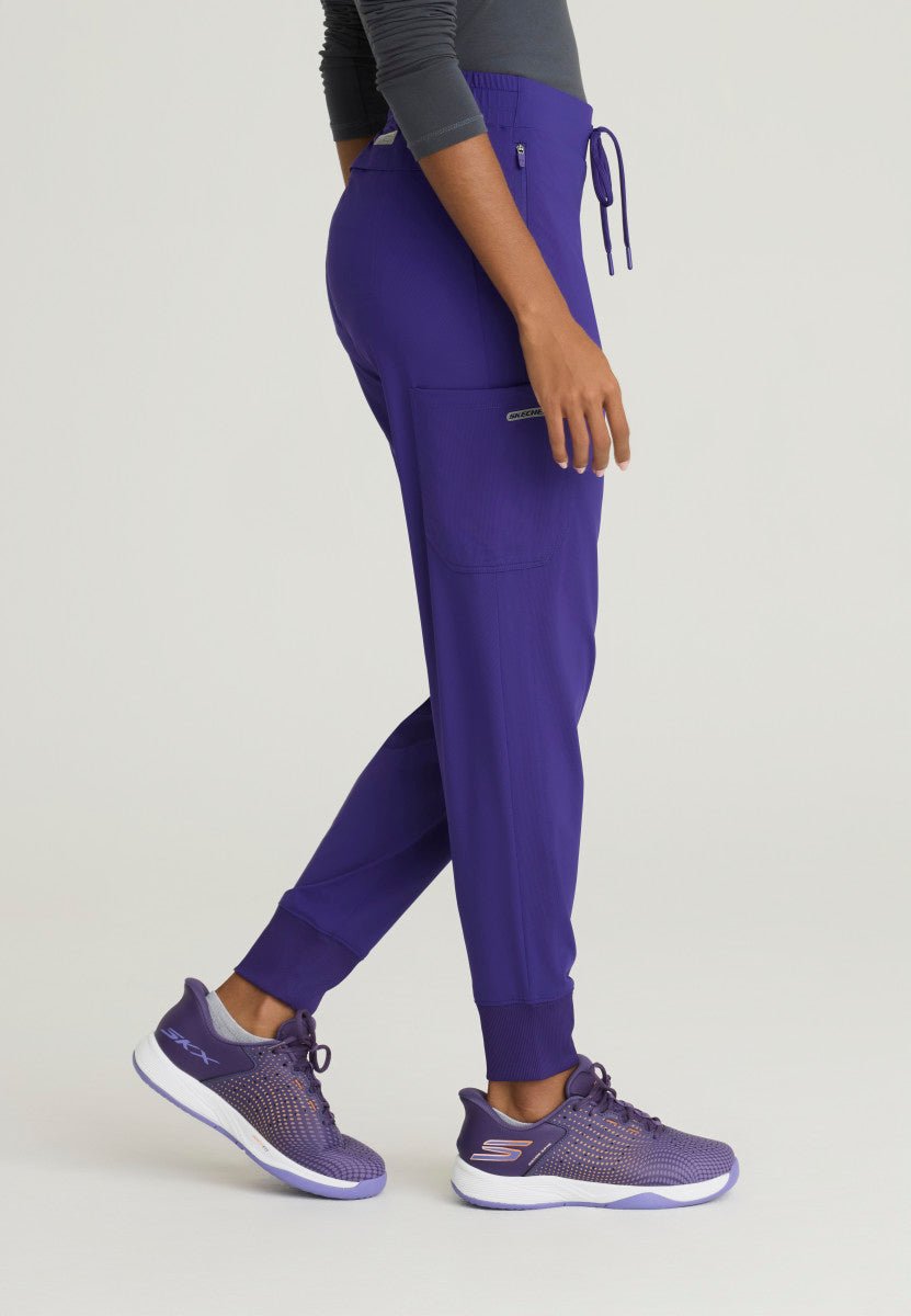 Pace High - Rise Scrub JoggerSkechers Slip - ins by BarcoSKP669-BRILLIANCE-XXS