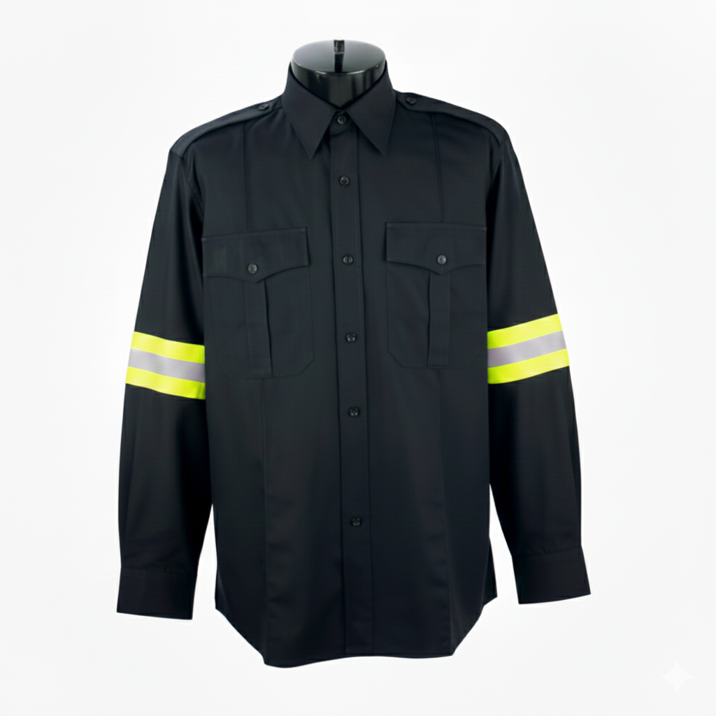 Women's Long Sleeve Paremedic Shirt Women's Paramedic Long Sleeve Shirt OPUS Dark Navy XS (Neck 13.5")