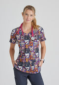 Part of the Family V - Neck Animal Print Scrub TopSkechers by Barco