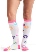 Peace Love Smile Compression SocksCherokee LegwearPRINTSUPPORT-PCLVS