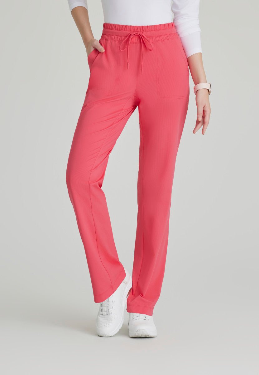 Petite Reach Slim And Straight Scrub PantSkechers Slip - insSKP668P-PUNCHPINK-XXS