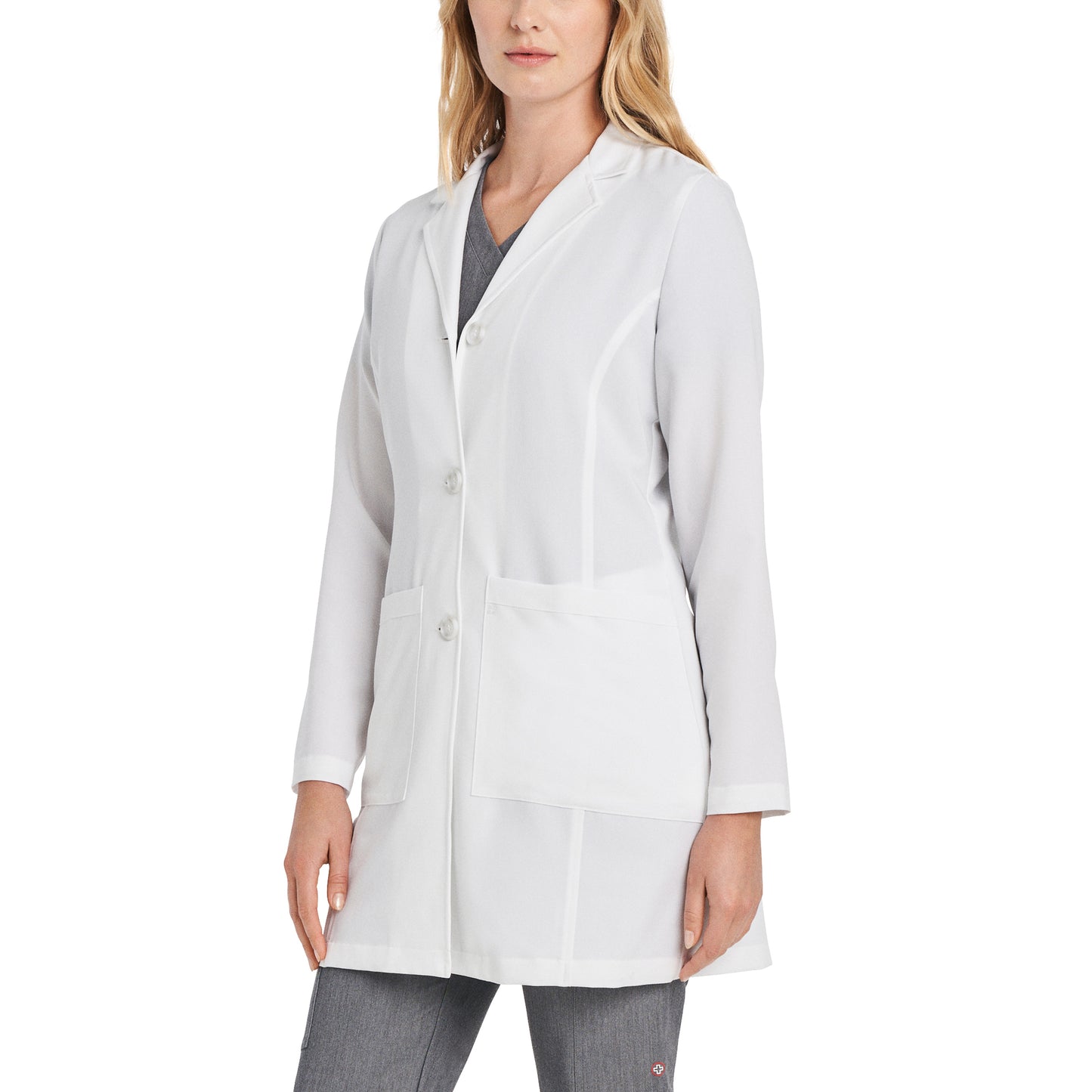 White Cross - 4-Pocket Mid-Length Tablet White Coat Women's Lab Coat White Cross XXS  