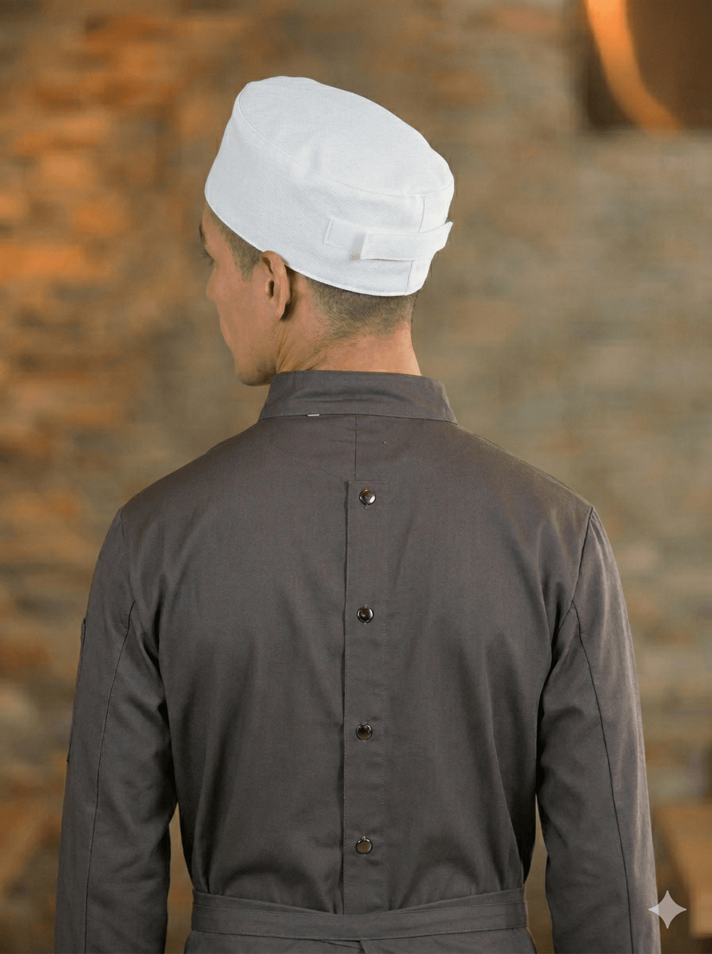 Pill Box Cap with Mesh TopPremium Uniforms1635-WHITE