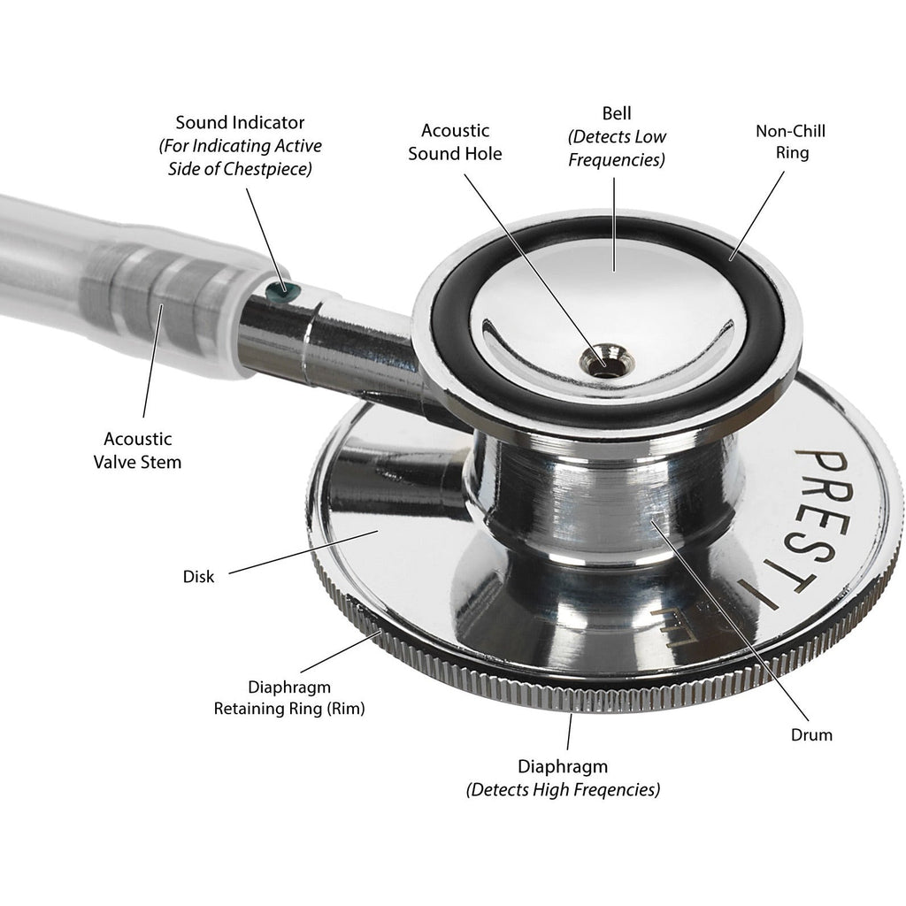 Prestige Medical Dual Head Stethoscope Stethoscope Prestige Medical   