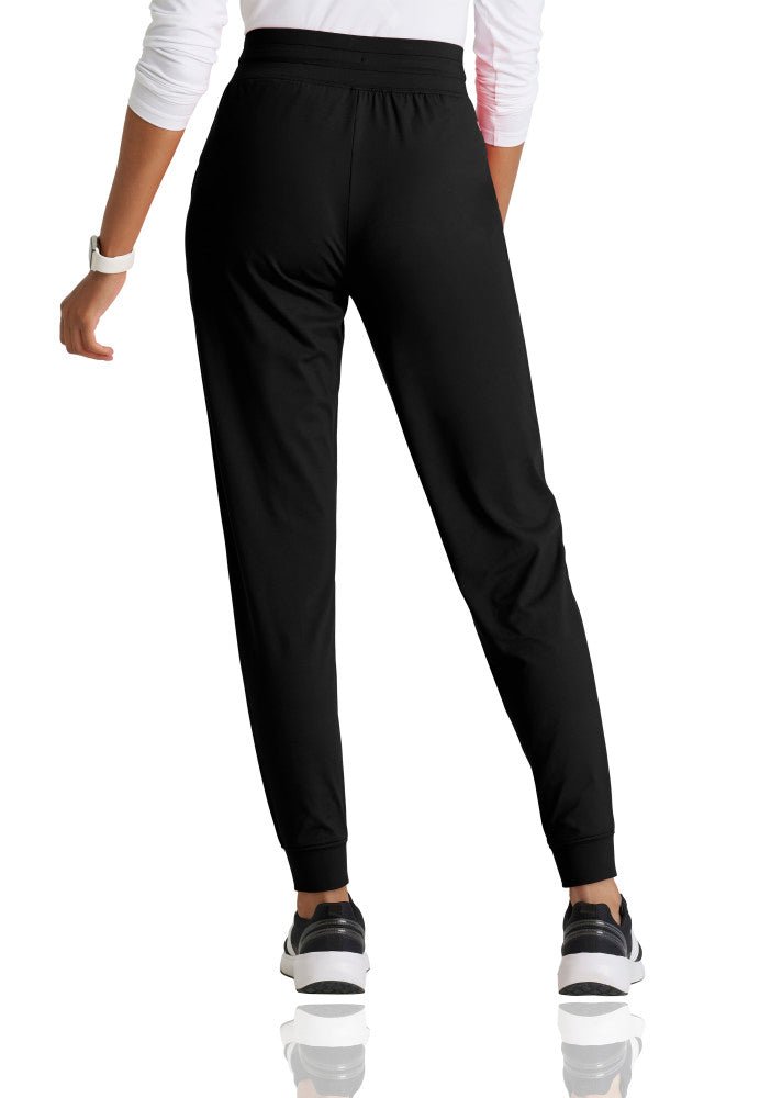 Pro Knit 5 - Pocket Drawcord Waist Jogger Scrub PantBarco One Performance KnitBOP631-BLACK-XXS