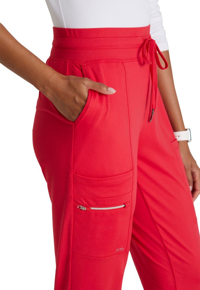 Pro Knit 5 - Pocket Drawcord Waist Jogger Scrub PantBarco One Performance KnitBOP631-GRENADINE-XXS
